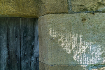 Wood and stone texture