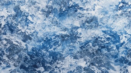 A serene view of deep blue ocean waves, capturing their elegant movement and textures.