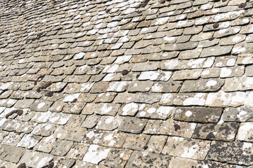 Old slate roof