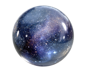 Celestial sphere representing the beauty of the universe