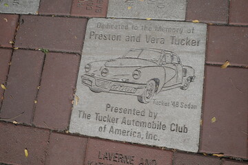 Tile on the ground in Ypsilanti, Michigan