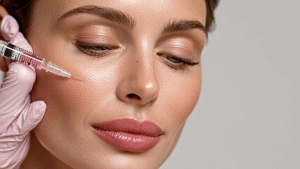 4k video of a botox procedure. - Powered by Adobe