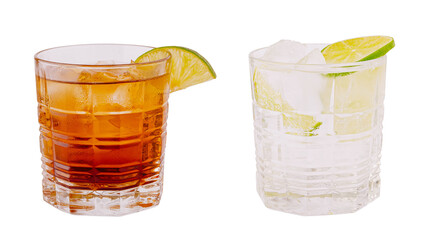 Refreshing cocktails served on a table during a summer gathering