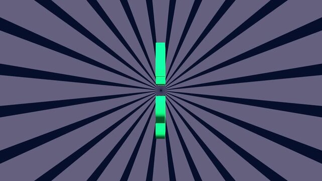 Forty Five Percent Sale Discount 3D Text on Radial Background 45 percent promotion . 4k video