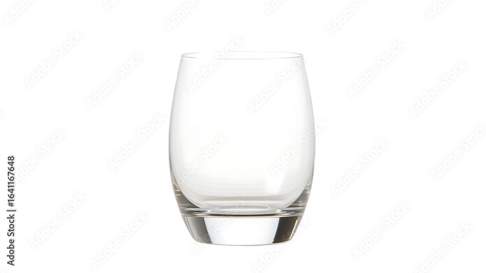 Poster 3d transparent glass element set on transparent background isolated on white background