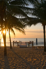 Sonasea Beach, Phu Quoc, Vietnam - November 26th 2024: Coastal Resort Scenery of Phu Quoc Island in Vietnam,. A Tropical Tourism Destination for Summer Vacation in Southeast Asia. On a hot sunny day.