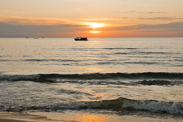 Sonasea Beach, Phu Quoc, Vietnam - November 26th 2024: Coastal Resort Scenery of Phu Quoc Island in...