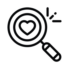 Search Vector Outline Icon. EPS 10 File