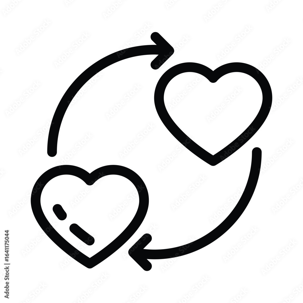 Poster boolean vector outline icon. eps 10 file