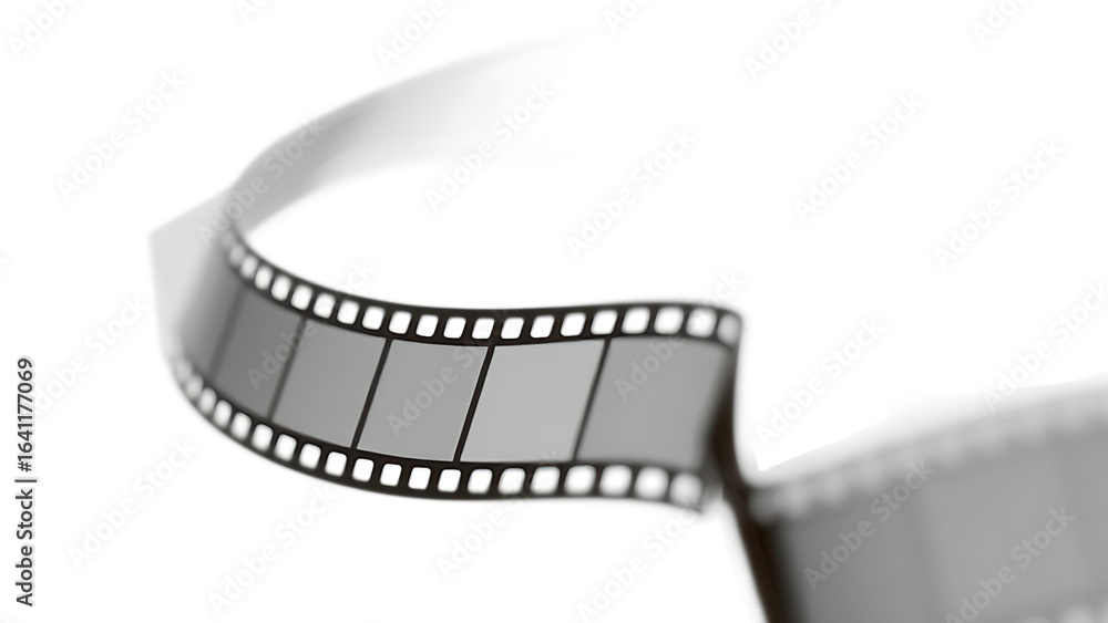 Poster curved arrow right in transparent background isolated on white background
