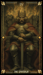 vintage vintage style deck of tarot cards. magical predictions of the future, mysterious characters.	
