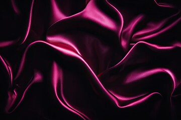 Obraz premium Deep crimson silk drapery