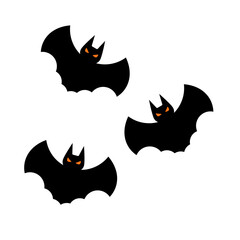 halloween bats vector illustration
