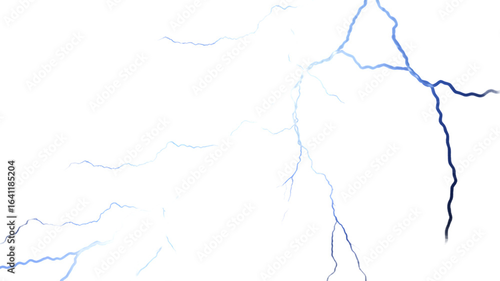 Poster lightning halftone design transparent background isolated on white background