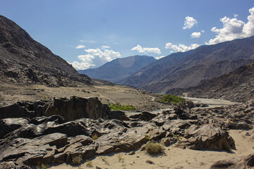 dry mountains valley