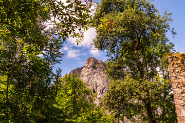 Paisaje en Bulnes, Picos de Europa.