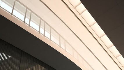Abstract architectural detail with clean modern lines and geometric patterns on a minimalist background.