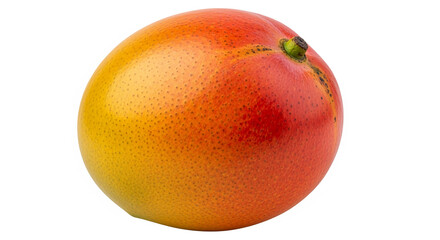 Isolated fresh ripe mango fruit on white background for healthy eating and tropical fruit concepts