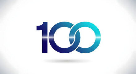 one hundred blue design 