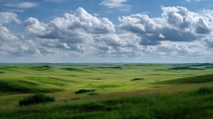 Fototapeta premium Vast Green Prairie
