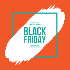 Black Friday Grunge Brush Frame