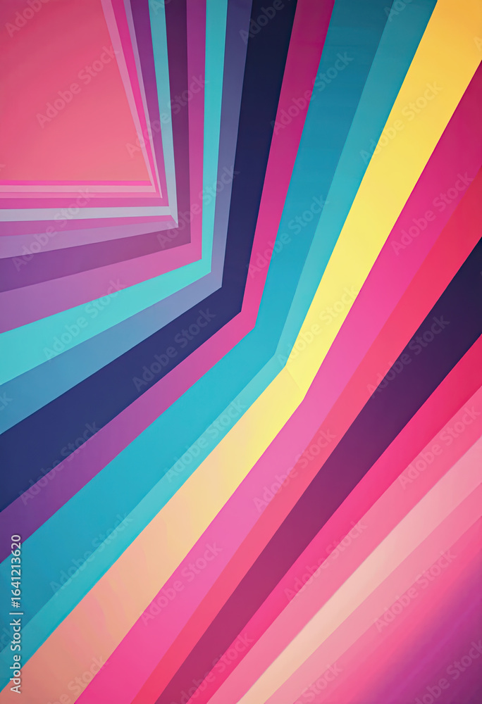 Poster immerse your designs in a burst of energy with this vibrant and colorful abstract background, featur