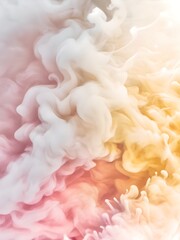 Dreamy Pastel Cloud Texture With Soft Gradient