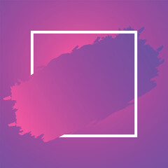 Brush grunge frame background