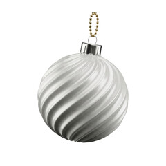 Christmas Ball Icon Element 3D Render for Composition Transparent PNG Bola de natal Ícone Elemento 3D Render para Composição PNG Transparente