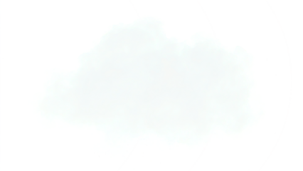 Transparent Cloud PNG, Abstract White Cloud Shape on Transparent Background, Ideal for Design Layering and Overlay Effects, Soft and Airy Texture