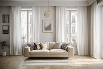 Modern Elegant Living Room Interior