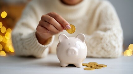 Coin and dream piggy bank