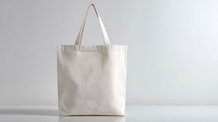 Blank Canvas Tote Bag Mockup for Custom Designs and Eco-Friendly Branding Promotion