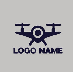 Drone Logo Modern, simple flat vector illustration Icon