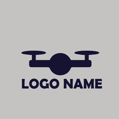 Drone Logo Modern, simple flat vector illustration Icon