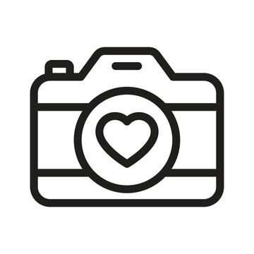 recommend clip art: Digital Camera Vector Outline Icon. EPS 10 File 