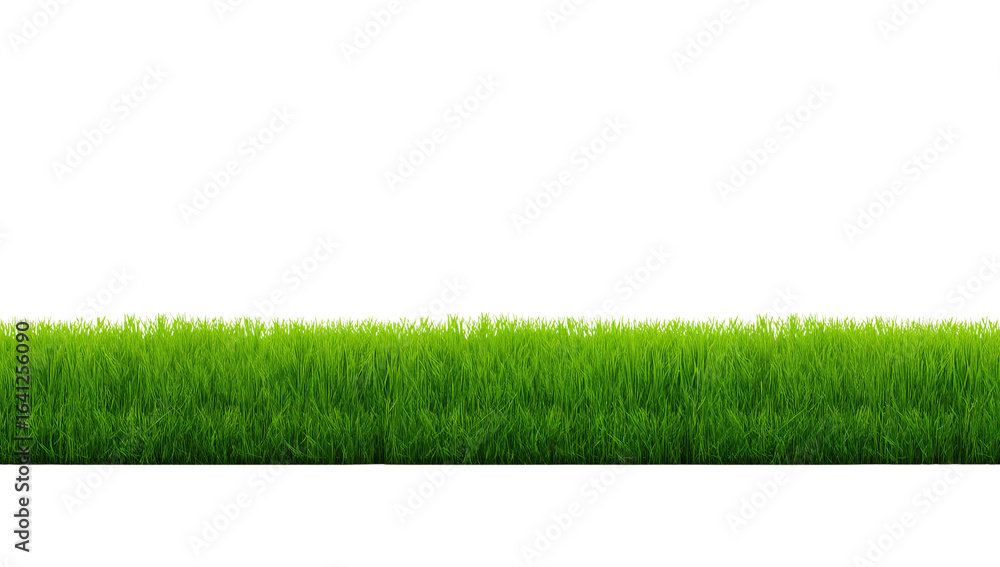 Aufkleber lush green grass isolated patch against a contrasting backdrop ideal for compositing projects