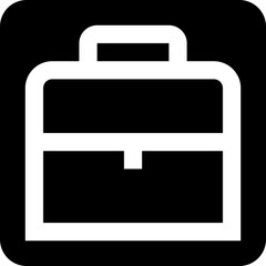 Professional briefcase icon for business