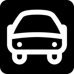 Alternative car icon for transportation