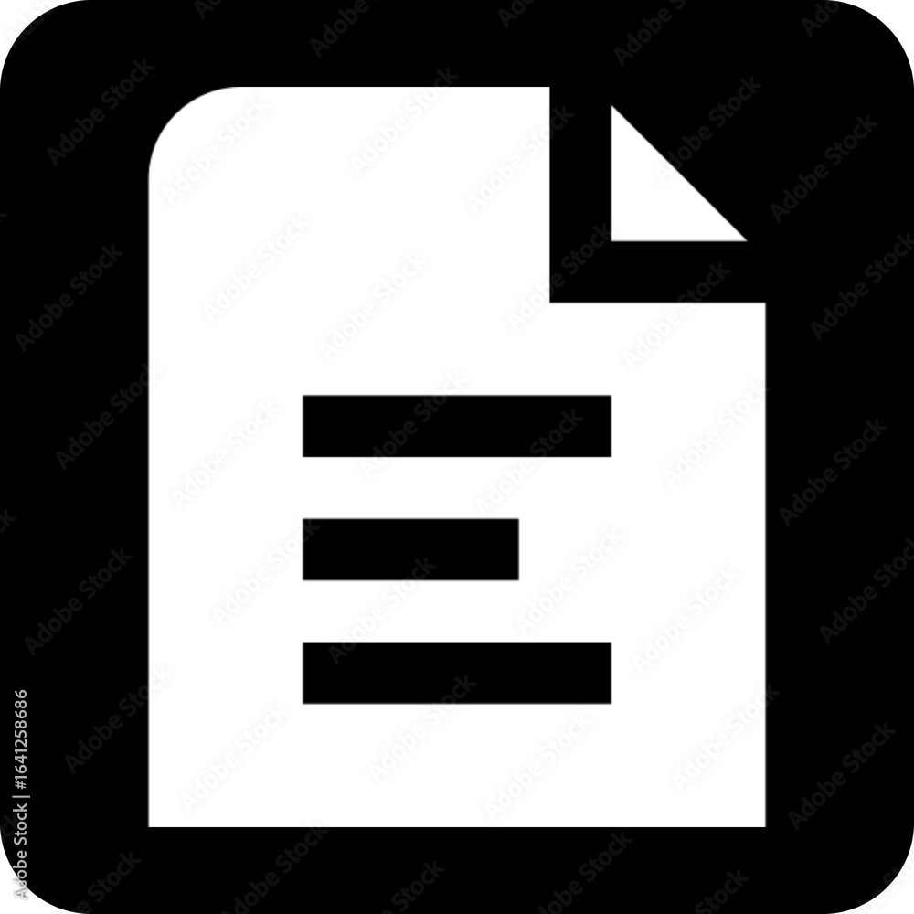 Poster generic document icon for files