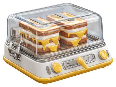 Electric sandwich press with drip tray ? suitable for premium kitchenware product promotion