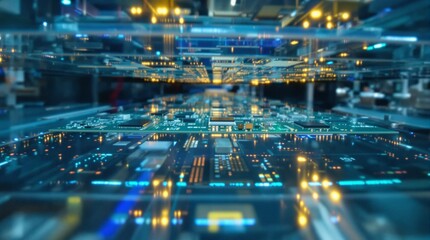 Fototapeta premium Inside the Glass Conveyor