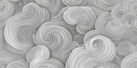 Watercolor seamless pattern with underwater world drawing, exotic, cartoon, life