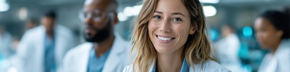 Innovative immunology team collaborates on groundbreaking research in diverse laboratory setting