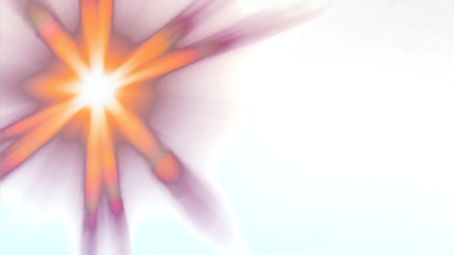 Transparent PNG Sunburst and Cyan Abstract, Bright Orange Sun Rays, Cyan and Black Abstract Shapes on Transparent Background, Modern Digital Art, Energetic and Vibrant Design Element