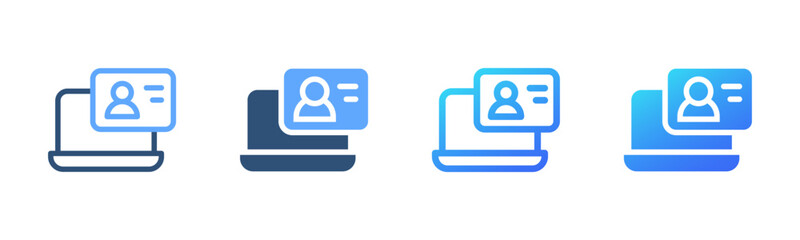 Login icon sheet multi style collection
