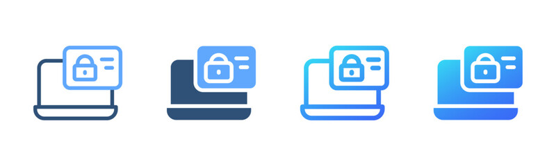 Password icon sheet multi style collection