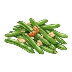 Green Beans with Toasted Almonds