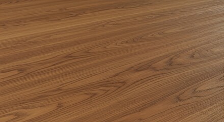 Wood Plate with Realistic Natural Wood Pattern Texture