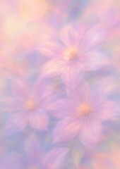 Obraz premium Dreamy pastel floral background